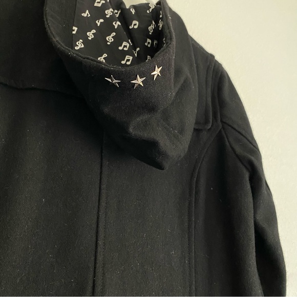 Jouetie Black Duffle Coat - Picture 6 of 6